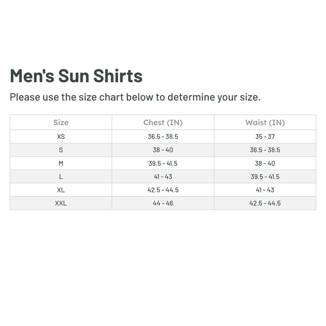 Men's UPF 20+ Bamboo Sun Shirt